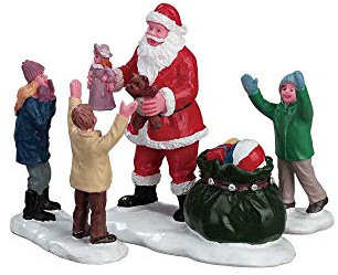 Lemax Village Collection It's Santa!, set of 3 #52318 by Lemax