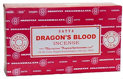 Satya Champa Räucherstäbchen Drachenblut, 12 Stück