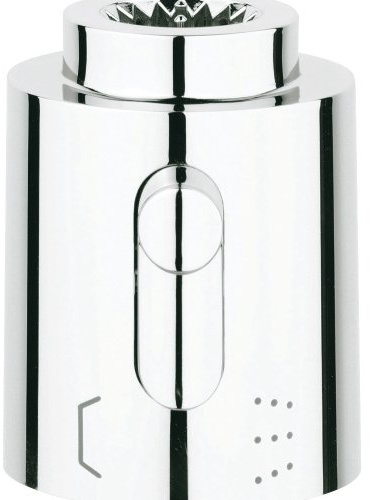 GROHE Absperrgriff (Original Ersatzteil, Langlebig, Robust, Herstellergarantie: 5 Jahre), Chrom, 06654000