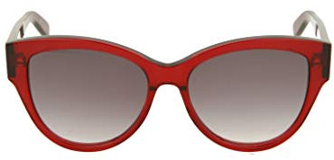 Saint Laurent Damen SL 162 004 Sonnenbrille, Rot (Burgundy/Grey), 54