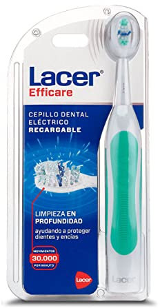 CDL - Efficare, Cepillo de Dientes Eléctrico para Adultos, 30.000 Movimientos Sónicos por Minuto, Elimina la Placa Dental, Cerdas en Relieve