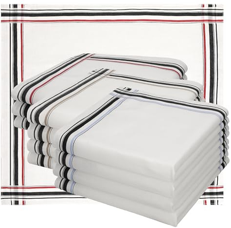 Betz Herren Stoff Taschentücher Set Leo 2 Dessin 5 100% Baumwolle Größe 40x40 cm