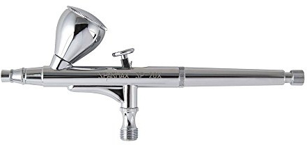 SPARMAX SP-20 dubbelverkande gravitation airbrush krom, 0,2 mm