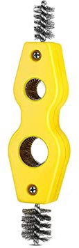 Pipe Cleaner, 4 in1 Copper Pipes Double Head Cleaner Brush Deburrer & Rust Brush