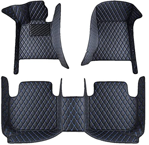 Auto Fußmatten für Mercedes-Benz E Class 1985-1995 W124 LHD, Leder Auto Bodenmatte, wasserdichte Fussmatten rutschfeste Autoteppich Schutz Mats, Vollabdeckung Fußpolster Satz Zubehör