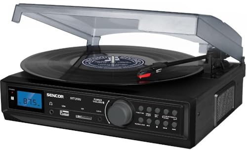 Gramofon Sencor Gramofon cyfrowy Tuner FM USB/SD mp3 BT (STT 212U)