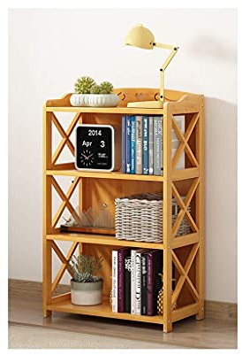 Bookshelf Simple Bookshelf Standing Small Bookcase Wood Open Etagere Bookshelves Multipurpose Storage Display Rack for Home and Office (Color : 5 Layers, Size : 52cm)