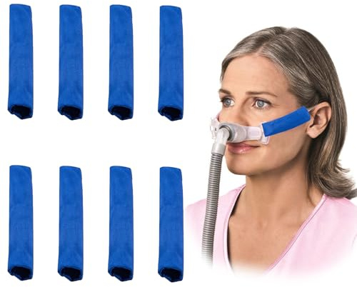 CPAP Gurtbezüge Gesichtspads CPAP Komfortpolster Gesichtspolster Gurt-Komfort-Pads Zur Reduzierung Von Dellen 8 Stück