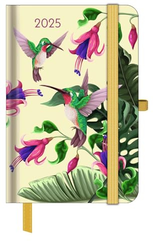 GreenLine – Diary Jungle 2025 Taschenkalender, 10x15cm, Kalender im stilvollen Design, praktische Alltagsorganisation für persönliches & berufliches Zeitmanagement