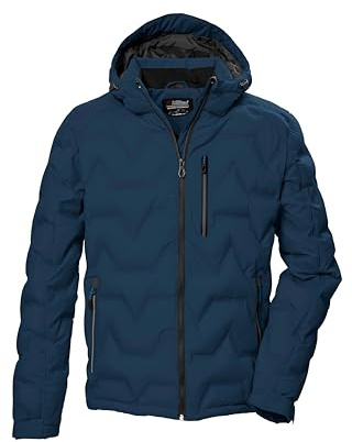 killtec Herren Steppjacke mit Kapuze/Jacke ist wasserabweisend KOW 60 MN QLTD JCKT, dunkelblau, M, 41834-000