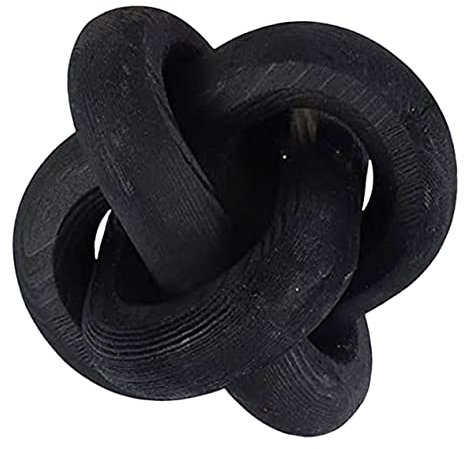 CAXUSD Decorazione Legno Forma Di Catena Con Nodi Rustici Ornamento Per Interni Per Matrimoni Feste e Decorazioni Quotidiane Design Chic Per Ogni Stile Di Casa