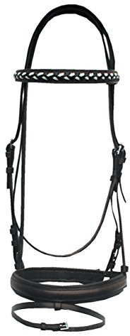 AMKA Trensenzaum mit ENGL. Komb. Reithalfter BRAUN