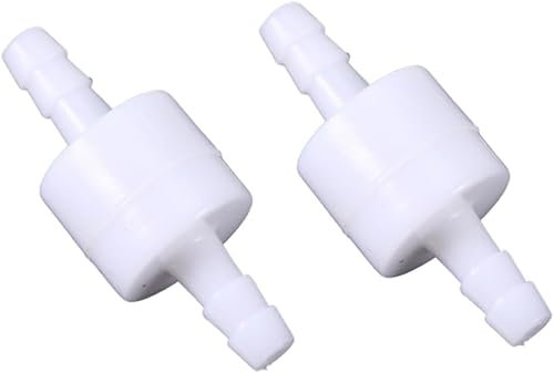 Kunststoff-Rückschlagventil mit Druck 2 Stück 6mm Inline Straight Kunststoff Rückschlagventil für Wasser Brennstoff Gas Flüssigkeit Luft
