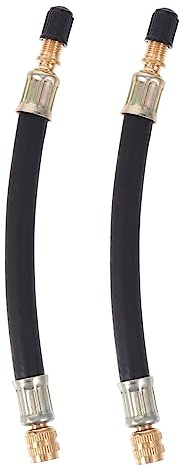 SEWOART 2piezas Tubo De Extensión De Válvula Adaptador De Extensión Para Coche Extensor De Potencia Para Coche Varilla De Para Potencia Para Para Neumáticos De y Bicicleta