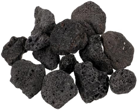 COSMEVIVI Aquarium Vulkansteine 300g 2-4cm Natürliche Poröse Vulkangesteine Dekorationssteine Für Aquarien Topfpflanzen Gartendekor