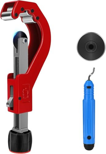 Rohrschneider 14-65mm, Rohrschneider Edelstahl,Rohrabschneider für Edelstahlrohre,Rohrschneider mit Entgrater für Schneiden von Dünner Edelstahl,Rohrschneider＋Schneidemesser