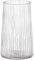 KAYLETIN Clear Glass Vase for Flowers, Glass Flowers Vase, Flower Vases for Bouquet, Modern Ribbed Vases for Living Room, Dining Room, Coffe Table, Office, Wedding, 20CM