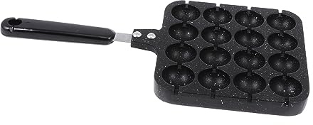 OFFSCH Non Stick Takoyaki Baking Pan Made of Sturdy Aluminium Alloy with Smooth Surface for Long Product Life for Baking Fish and Eggs and Takoyaki Cooking