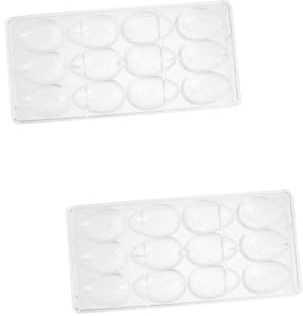 Ciieeo 2pcs Easter Egg Shaped Mold for Baking DIY Tool for Easter Egg Making and Cake Decorations