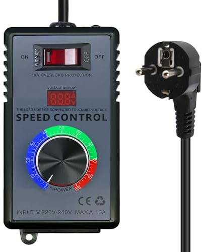 4000W Motor Regulador de velocidad AYWHP Regulador de Voltaje Motor Controlador de Velocidad de Ventilador potenciometro 220v，para Amoladoras Angulares