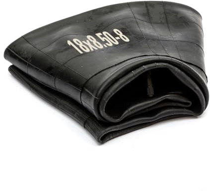 8'' Inner Tube 18x8.50-8 Straight Schrader Valve Suitable For Ride On Lawnmower Mower With 8 Inch Wheels Natural Rubber