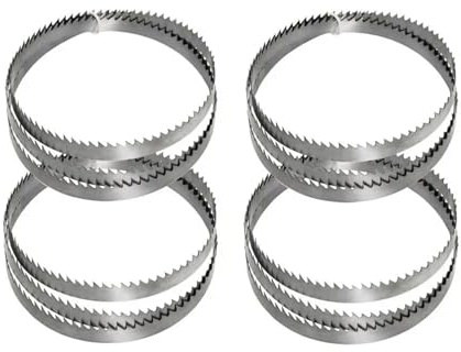 4 Stück Holz-Bandsägeblätter, 1790 mm, Bandsägeblatt 1790 6 10, 0,35 mm, 6 Zähne, 10 Zähne, TPI for Schneiden von Holz, Holzbearbeitung(1790 10 0.35mm 10T)