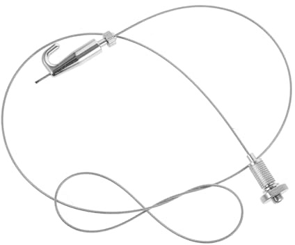 SEWACC 1 juego Soporte de Cuadro Resistente con Cuerda de Colgar Ajustable para Marco de Fotos Sistema de Suspensión Gancho para Decoración de Paredes Hogar Oficina y Galerías