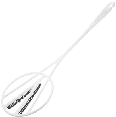 HAPINARY Herramienta para Limpieza del Hogar Plumero Tradicional Blanco Mango Largo y Doble Cara para Eliminar Polvo sin Rayar Colchas y Mantas