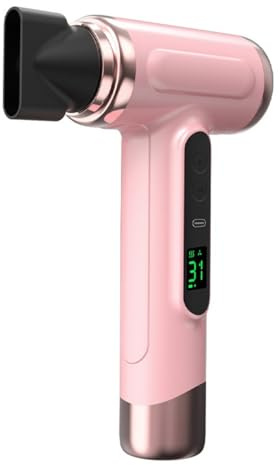 Asciugacapelli Senza Fili 15000mAh – Phon Portatile USB Ricaricabile 200W con Aria Calda e Fredda, Compatto per Viaggi, Campeggio e Dormitori Studenteschi,Asciugacapelli portatile ricaricabile senza f