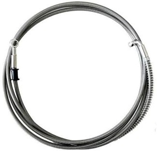 Bremszubehör 28°-90° 10 cm-500 cm Motorrad-Stahlflex-Bremsleitung Motorrad-Hydraulikkupplungsleitung Öl M10