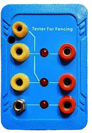TTETTZ Multifunctional Portable Wired Conductive Fencing Suit Tester for Fencing Suit, And Fencing Equipment.
