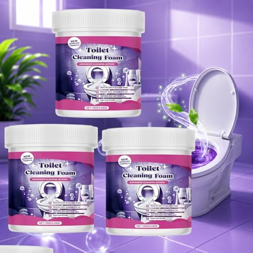 Toilet Cleaning Foam, Touch Free Fizzy Foam Toilet Cleaner, Toilet Cleaner,Prodotti di pulizia profonda Per Bagno Domestico (3PC)