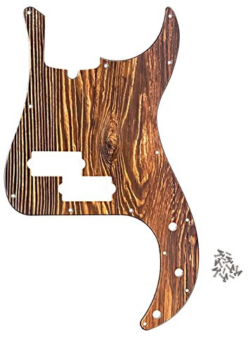 P Bass Pickguard & Schrauben Für Elektrische Bass 4 Saiten Pickguard Platte