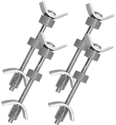 CANIGHT 4 Stück Tischverbinder Möbelverbindungsbefestigung Mit Zugbolzen Klappbare Aufschraubscharniere Für Stabile Arbeitsplattenverbindungen Ideales Möbelzubehör Für Heimwerker Und