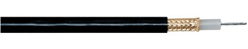 Transmedia RG216-100RL - Cavo coassiale PVC, schermatura doppia, 75 ohm, 0,4mm/CU, ø: 10,8mm