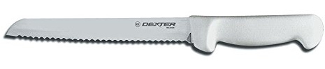 Dexter Russell P94803 Russell International 8 in Scalloped Bread Knife, Polypropylene Handle