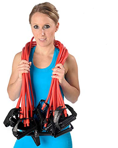 Dittmann Ergo-Tube 10er Set Expander mit Griffen für Fitness Reha