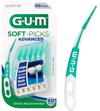 GUM Soft-Picks Advanced 60 ea (Pack of 2) by GUM