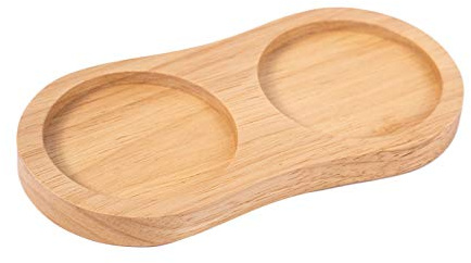 DeroTeno Salt- och pepparkvarnsbricka, inre DIA 6 cm, gummi, pepparkvarn, matbord skydd (pepparkvarn och saltkvarn ingår inte)