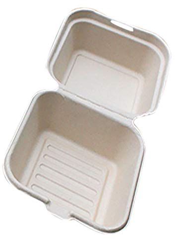 💋Walaka💋 Boîte à Bento Jetable, Boîte à Collation Hamburger Sushi, Boîte à Repas Haut De Gamme Respectueuse De L'environnement Pour Micro-ondes 10pc (A)