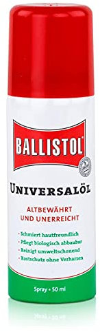 BALLISTOL Olio Spray Universale da 50 ml, antiruggine Senza resine