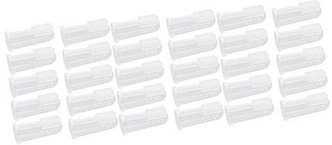 iplusmile 30 Reinigungsbürste für Haustiere Zahnreinigung bei Haustieren aus Latex zahnbürste Haustierbürste Mundbürste für Haustiere Fingerbett
