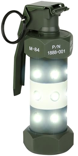 Gunyoo Airsoft Flashbang Modell Taktische Handgranate Spielzeug Outdoor Camping Notlicht für Paintball Kampf CS Schlacht Spiel Militär Cosplay Requisiten Feld Training