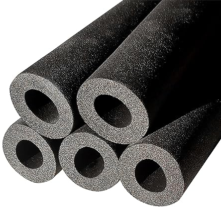 5 pcs Rohrisolierung Schaumstoff rohr,Schwarze Frostschutzrohrisolierung Innendurchmesser,Flexibel Schaum isolierung,Schaum Rohrisolierung,Für Heizung Und Sanitär Zu Hause. ( Size : 34MM*40MM*2M )
