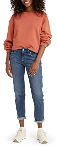 Levi's Jean Boyfriend Mid Rise pour Femme, Lapis Gem, 34W / 30L