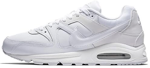 NIKE AIR MAX Command Men's Trainers Sneakers Shoes 749760 (White/Metallic Silver/White 102) UK8 (EU42.5)