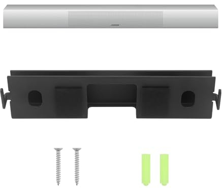 Yuhtech Supporto a Parete per Canale Centrale per Il Sistema di Intrattenimento Domestico Bose OmniJewel Lifestyle 650