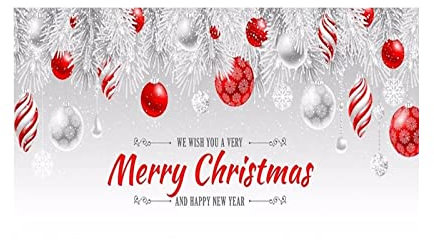 AKTOUR Set di tavolo e sedie per eventi, telo da appendere alla porta del garage, per esterni, grande, decorazione per feste di cuccioli, per ragazze (A, taglia unica)