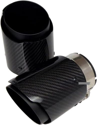 Ka6MDg Auspuffendrohr Edelstahl Endschalldämpfer Endrohr für BMW E46,Auto-Auspuffendrohr Auspuffendrohr,Q/76-101MM