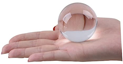 Cabilock Oggetti di Scena per la Fotografia Sfere Sfera Meditazione Palla Moderno adornare Piccolo Globo Display a Cristalli Palline di Decorative Globo di Cristallo